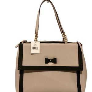 💐KATE SPADE 💐 MASON HAZEL COURT BLACK LEATHER TOTE MSRP $399